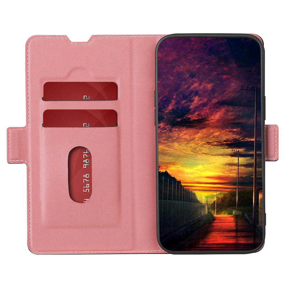 For Motorola Moto E13 4G Anti-drop Cover Twill Texture Stand Flip Leather Phone Case with Card Slots For Motorola Moto E13 4G Anti-drop Cover Twill Texture Stand Flip Leather Phone Case with Card Slots